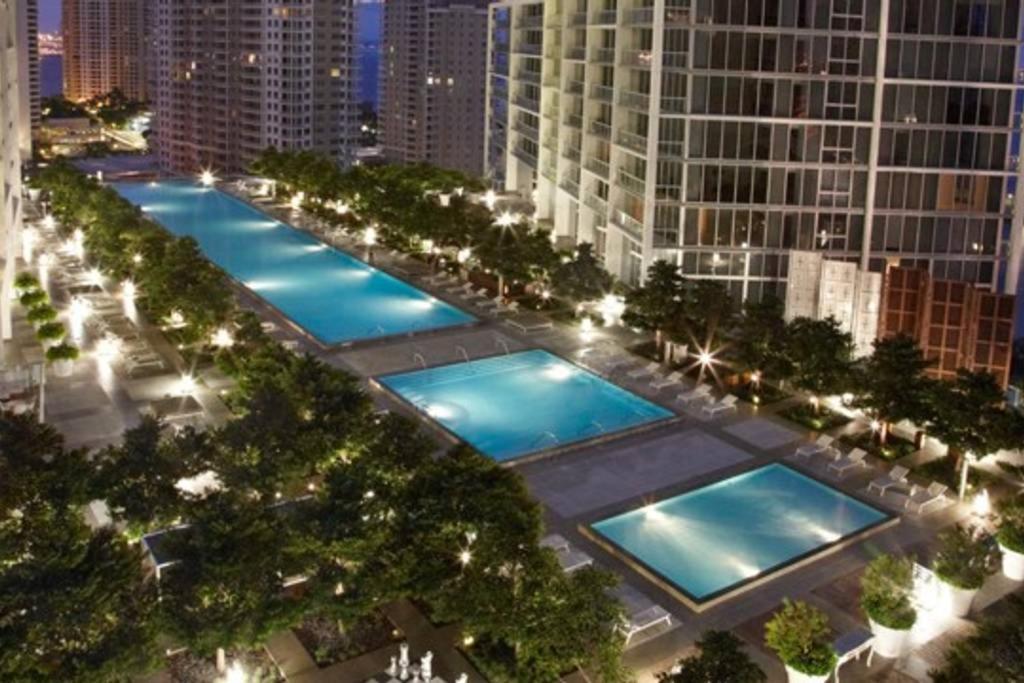 Luxury 5-Star Condo @37Th Floor In Icon Brickell 2B/2B Miami Luaran gambar
